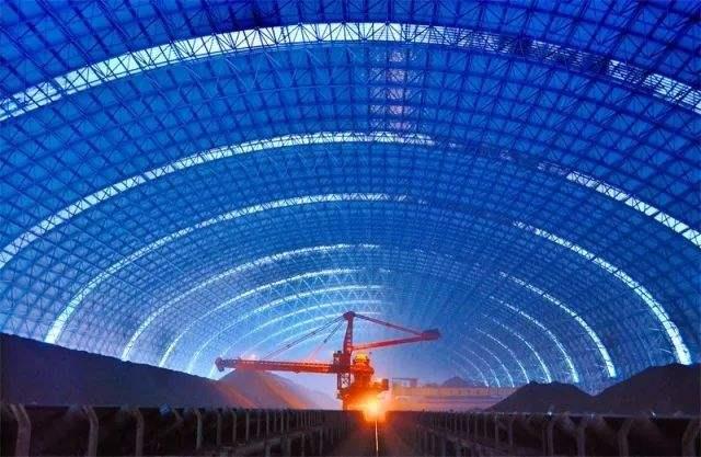 晋中亿优钢构工程师为您解析原料场封闭技术的特点和类型